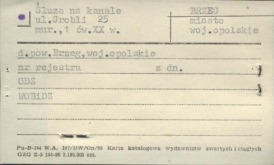 śluza na kanale, skan 3