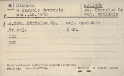 stodoła w zespole dworskim, skan 1