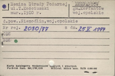 remiza straży pożarnej, skan 1