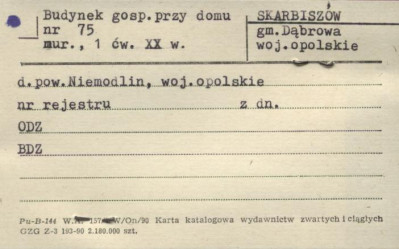 budynek gospodarczy, skan 1