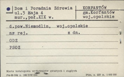 dom i poradnia zdrowia, skan 1