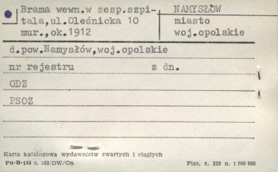 brama wewn. w zespole szpitala, skan 1
