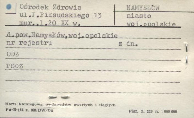 ośrodek zdrowia, skan 1