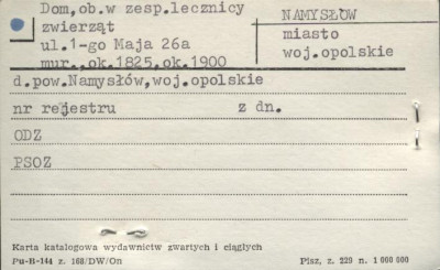 dom, ob. w zesp. lecznicy zwierząt, skan 1