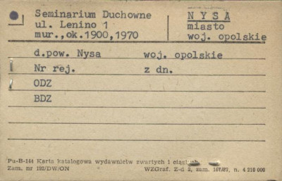 Seminarium Duchowne, skan 1
