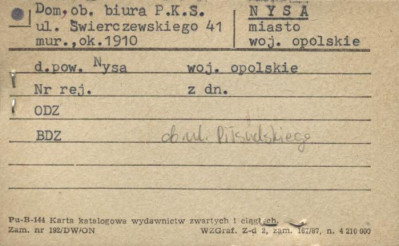 dom, ob. biura P.K.S., skan 1
