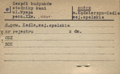 zespół budynków stadniny koni, skan 1