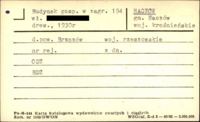 budynek gospodarczy w zagrodzie, skan 1