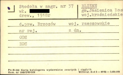 stodoła w zagrodzie, skan 1