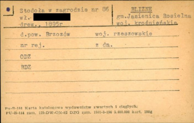 stodoła w zagrodzie, skan 1