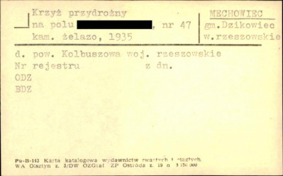 krzyż przydrożny, skan 1