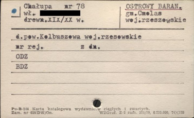 chałupa, skan 1