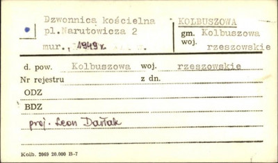 dzwonnica przy kościele, skan 1