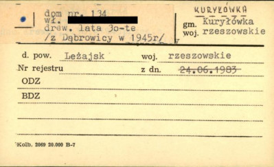 dom (z Dąbrowicy), skan 1