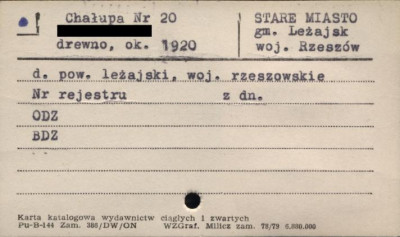 chałupa, skan 1