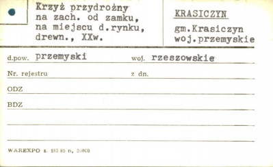 krzyż przydrożny, skan 1