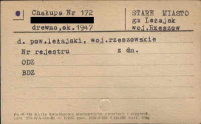 chałupa, skan 1