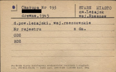 chałupa, skan 1