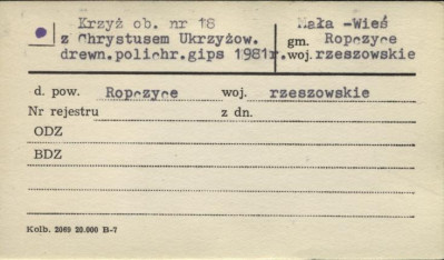 krzyż z Chrystusem Ukrzyżowanym, skan 1