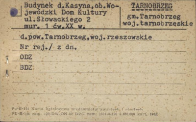 budynek d. kasyna, ob. Wojewódzki Dom Kultury, skan 1