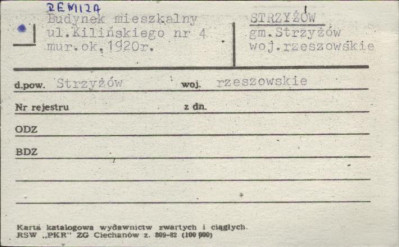 remiza, budynek mieszkalny, skan 1