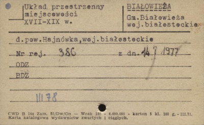 układ przestrzenny miejscowości, skan 1