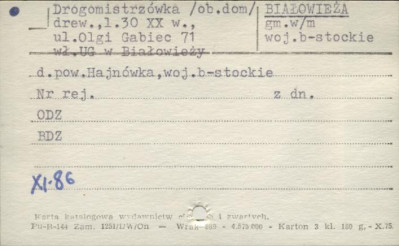 drogomistrzówka (ob. dom), skan 1