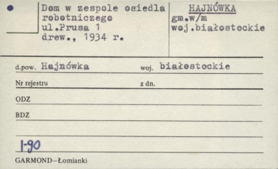 dom w zespole osiedla robotniczego, skan 1