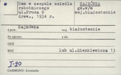 dom w zespole osiedla robotniczego, skan 1