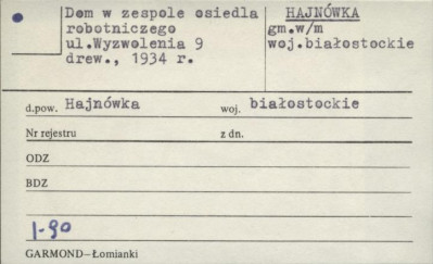 dom w zespole osiedla robotniczego, skan 1