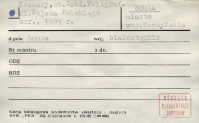 koszary, ob. Zakł. Poligraf., skan 1