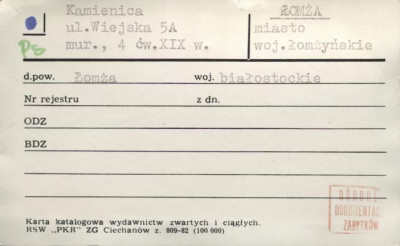 kamienica, skan 1