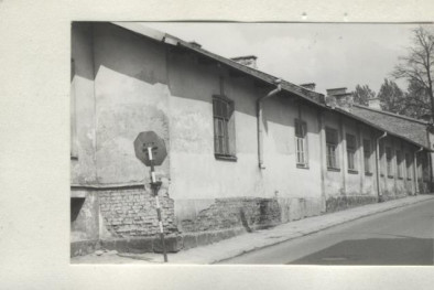 blok 6, ob. budynek gospodarczy w zespole Komisariatu II PP, skan 2