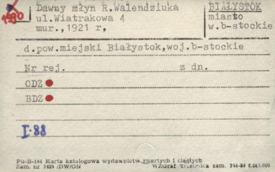 dawny młyn. R. Walendziuka, skan 1