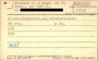 stodoła II w zagrodzie, skan 1