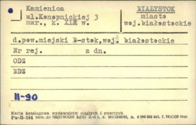 kamienica, skan 1