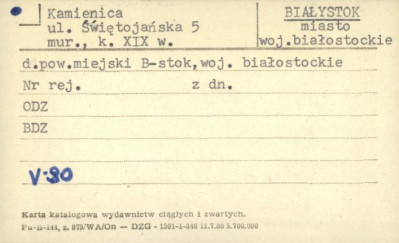 kamienica, skan 1
