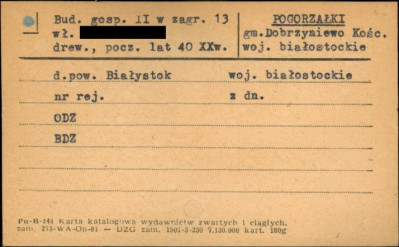 budynek gospodarczy II w zagrodzie, skan 1