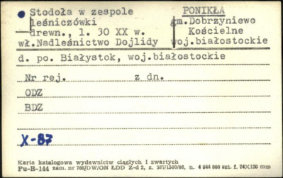 stodoła w zespole leśniczówki, skan 1