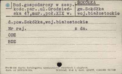 budynek gospodarczy, skan 1
