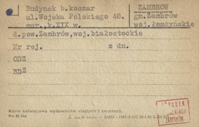 budynek koszarowy, skan 1