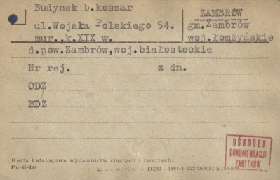 budynek koszarowy, skan 1