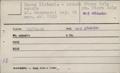 plebania, ob. przedszkole, skan 1
