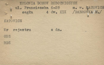 kolonia domów robotniczych, skan 1