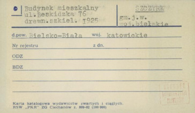 budynek mieszkalny, skan 1