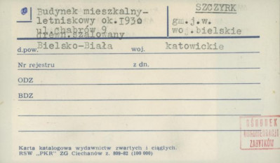 budynek mieszkalny - letniskowy, skan 1