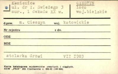 kamienica, skan 1