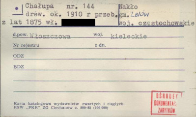 chałupa, skan 1