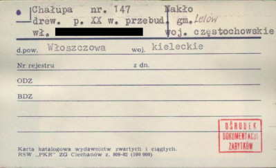 chałupa, skan 1