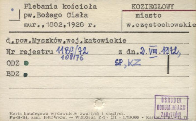 plebania kościoła pw. Bożego Ciała, skan 1